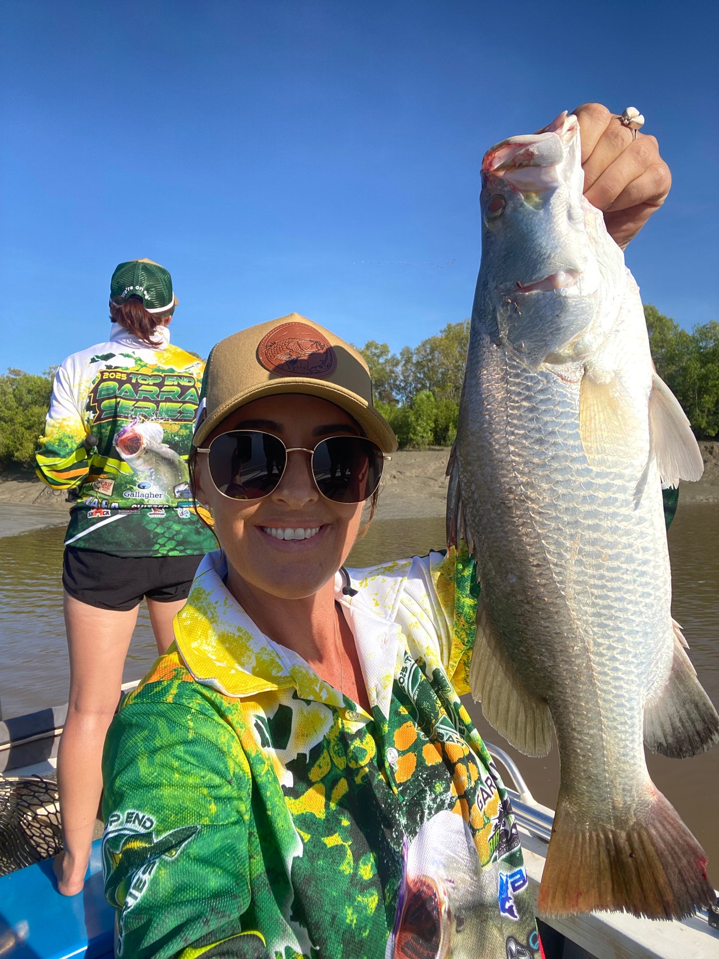 'WE'RE ON ERE' BARRA TRUCKER - KHAKI