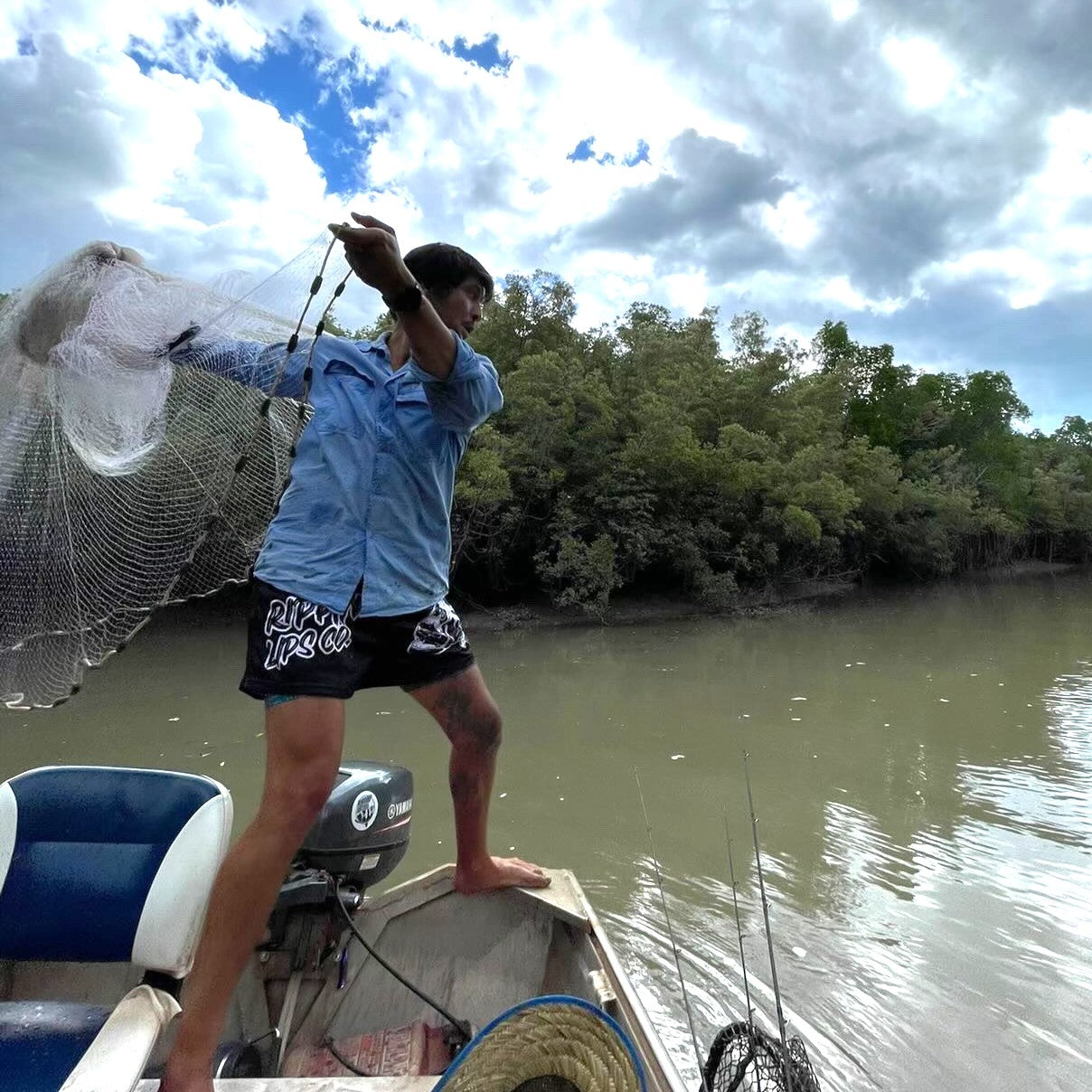 RIPPIN' RUGBY SHORT - UNISEX BLACK