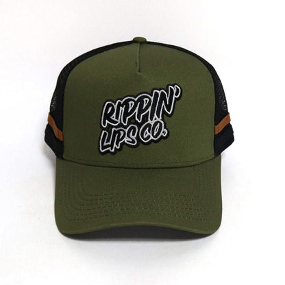 CHASIN' TIDES TRUCKER - KHAKI/BLACK