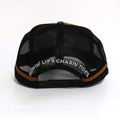 CHASIN' TIDES TRUCKER - KHAKI/BLACK