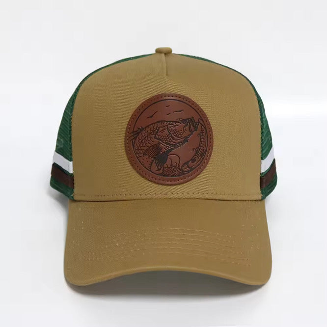 'WE'RE ON ERE' BARRA TRUCKER - KHAKI