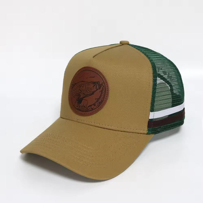 'WE'RE ON ERE' BARRA TRUCKER - KHAKI