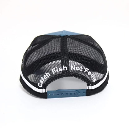 CATCH FISH, NOT FEELS TRUCKER - BLUE/BLACK