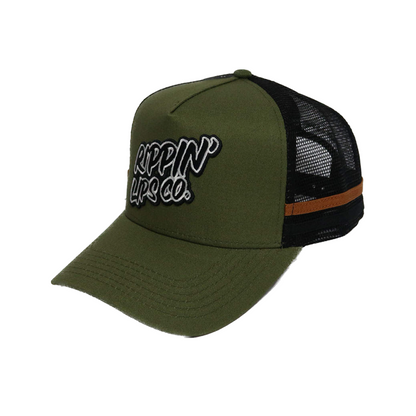 CHASIN' TIDES TRUCKER - KHAKI/BLACK